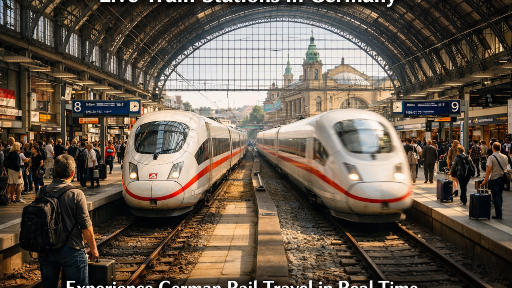 Live train station webcams in Germany