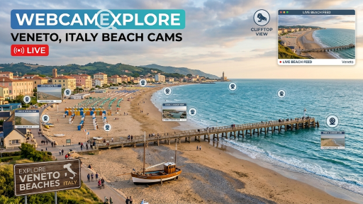 Veneto Beaches Live Webcam Views