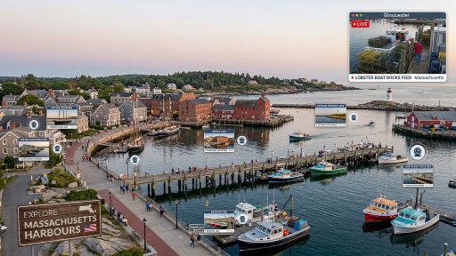Massachusetts Harbour Webcams – Live New England Views