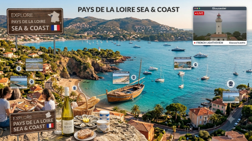 Live Sea View Webcams – Pays de la Loire, France