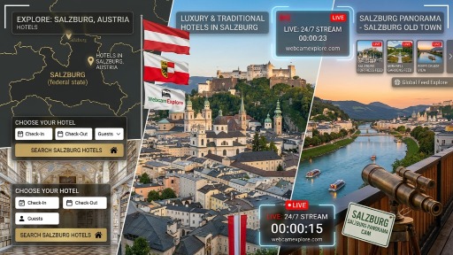 Live Hotel Webcams in Salzburg, Austria