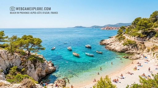 Live Beach Webcams – Provence‑Alpes‑Côte d’Azur, France