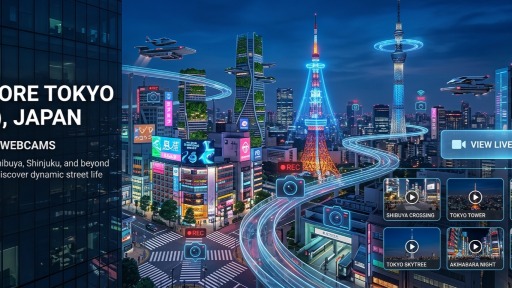 Tokyo City Live Webcams – Real‑time Views of Japan