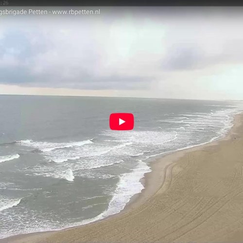 Petten Beach, Netherlands Live Webcam: North Sea Coastal View