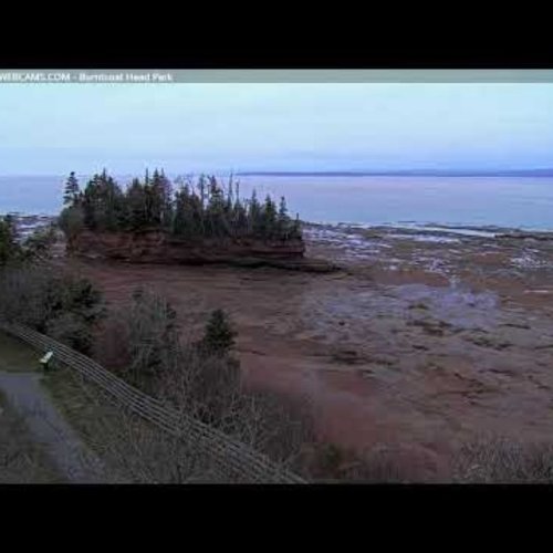 Burntcoat Head Park Live Webcam: World's Highest Tides, Nova Scotia