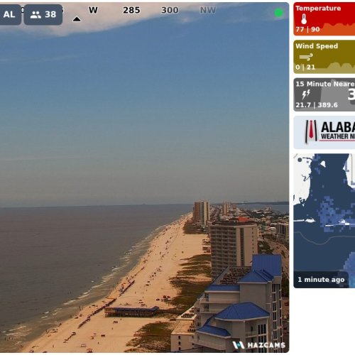Gulf Shores Beach Live Camera: Alabama Gulf Coast Views