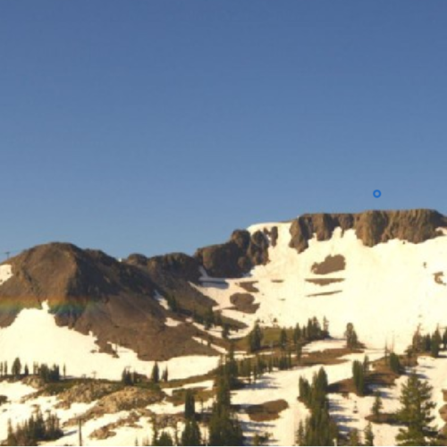 Palisades Tahoe ski view