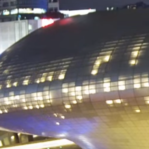 dongdaemun design plaza seoul, south korea