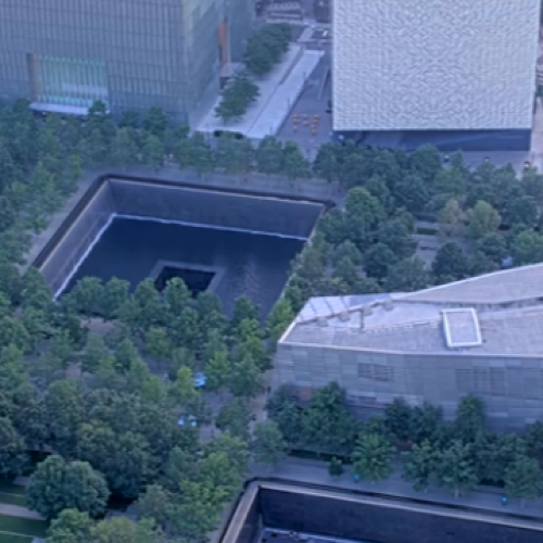 of the 9/11 memorial & museum in new york city, usa