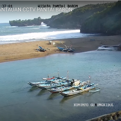 Pantai Baron Beach Live Cam – Gunungkidul, Indonesia