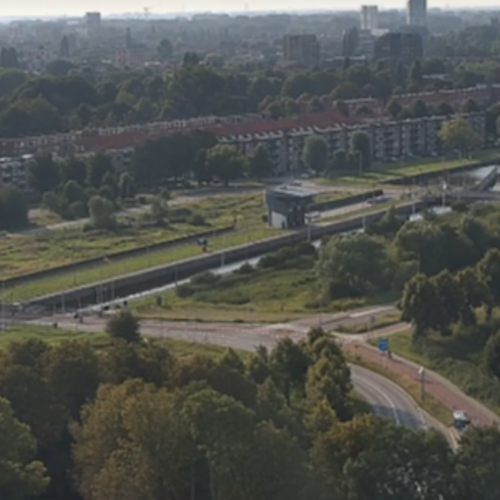 Oostersluis Canal Lock Webcam, Euvelgunne, Netherlands