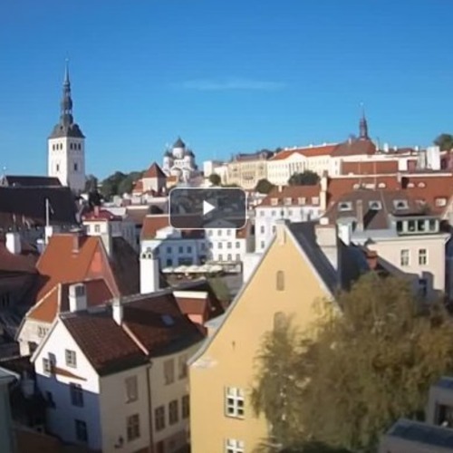 Live Webcam: Old Town Tallinn, Estonia Rooftops & Spires