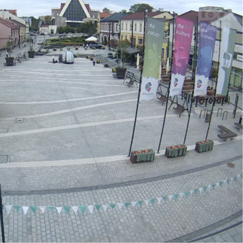 Jaworzno Market Square Live Webcam: Silesian, Poland