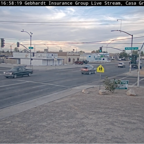 Casa Grande Live Cam: McMurray Avenue & Main Street Intersection
