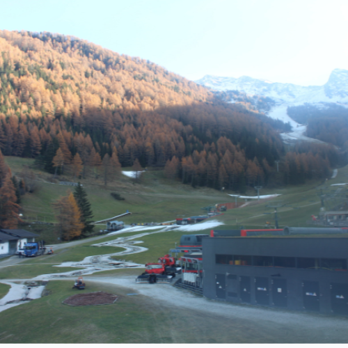 Almboden Klausberg Live Webcam: Ahrntal Ski Slopes & Mountain Views