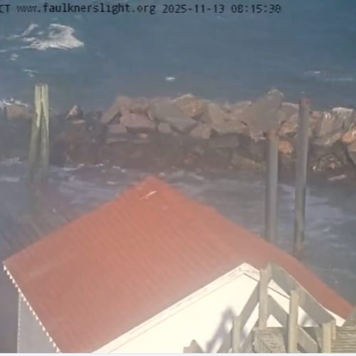 Faulkner's Island Lighthouse Live Webcam | Guilford, CT Coast