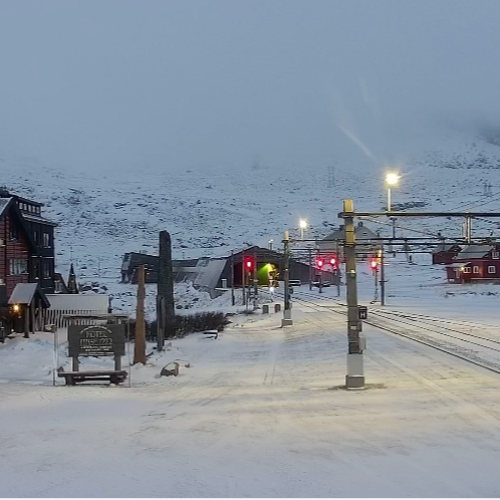 Finse Train Station Live Webcam: Norway's High Mountain Railway