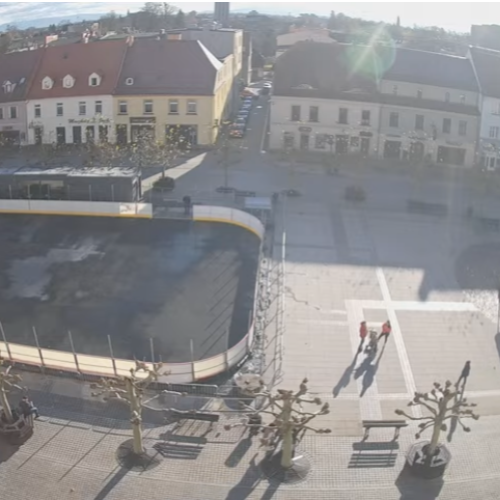 Pszczyna Market Square Live Webcam, Southern Poland