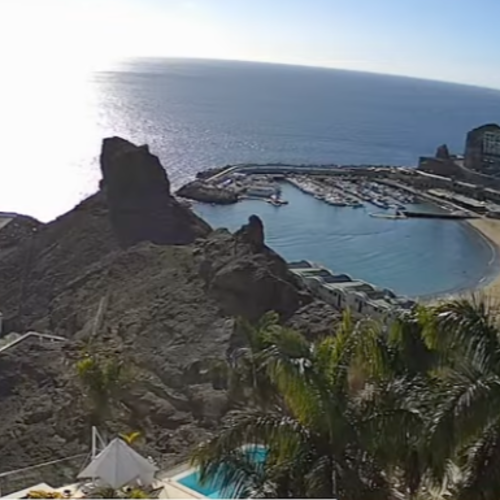 Puerto Rico Marina Live: Gran Canaria Coastal View