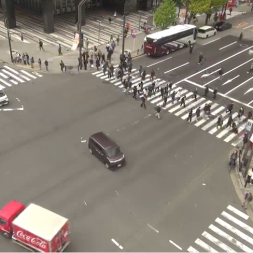 Akihabara Tokyo Live Webcam: Electric Town Intersection