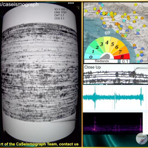 California Earthquake Live Monitoring Webcam