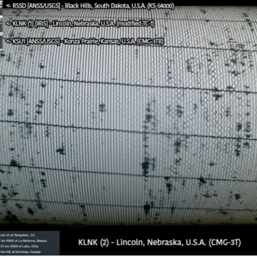 Live Earthquake Monitor: Seismograph Readings from Lincoln, Nebraska