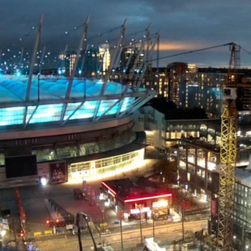 Live Webcam: BC Place Stadium & Downtown Vancouver