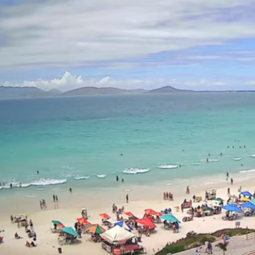Praia do Forte Live Webcam, Cabo Frio, Rio de Janeiro, Brazil
