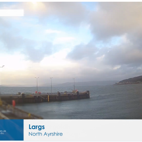Largs Ferry Terminal Live Webcam: Firth of Clyde Views