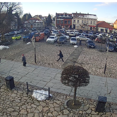 Niepołomice Market Square Live Webcam, Poland