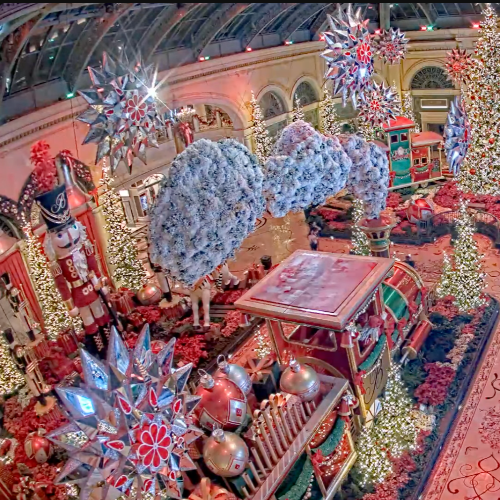 Bellagio conservatory & botanical gardens, nv, usa