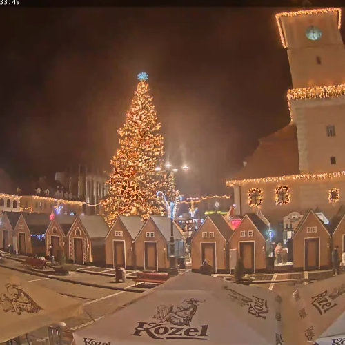 Brașov Old Town Square Live Webcam