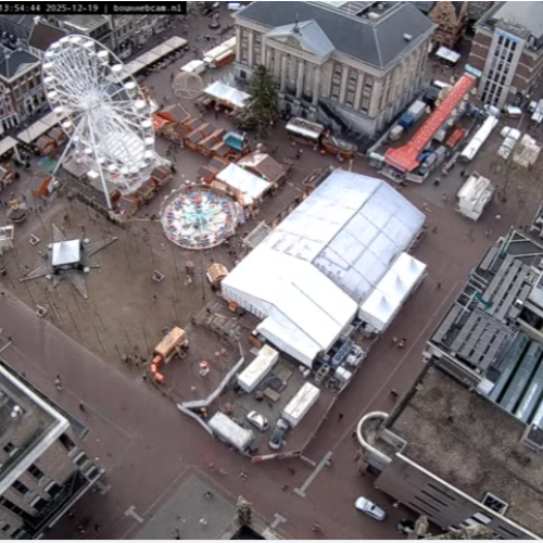 Live Webcam: Grote Markt & Martinitoren, Groningen, Netherlands