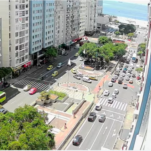 Av. Princesa Isabel Copacabana Live Webcam, Rio de Janeiro