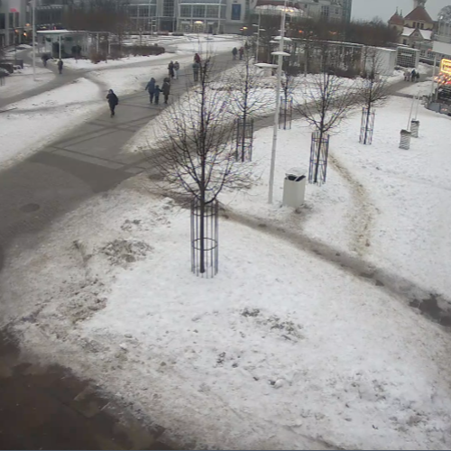 Sopot Friends Square Live Webcam: Pomeranian, Poland