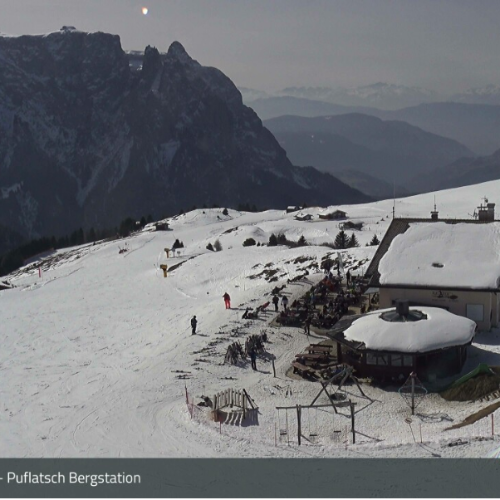 Seiser Alm Puflatsch Bergstation Live Webcam