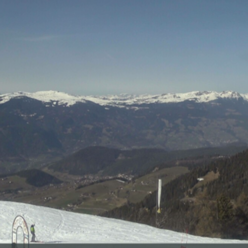 Spitzbühl Seiser Alm Live Webcam: Dolomite Mountain Views