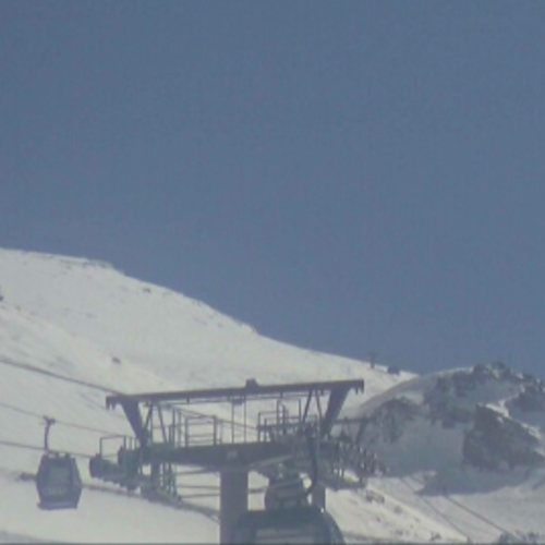 Sierra Nevada Mirlo Blanco Live Cam: Pradollano Ski Views