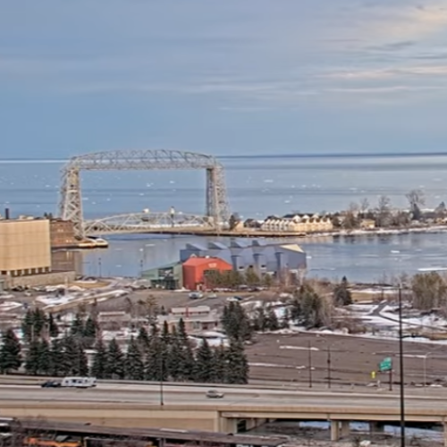 Duluth Bayfront Harbor Live Webcam | Aerial Lift Bridge Views