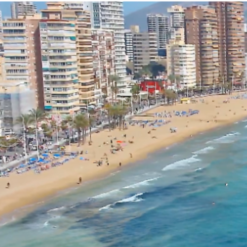 Benidorm Beach Live Webcam View