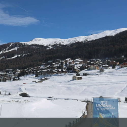 Livigno SnowFarm Live Webcam: Alpine Ski Resort Views