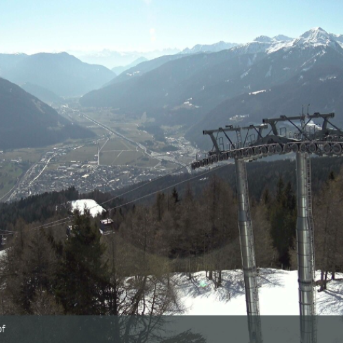 Rosskopf Monte Cavallo Live Webcam: Sterzing Ski Resort & Alpine Valley Views