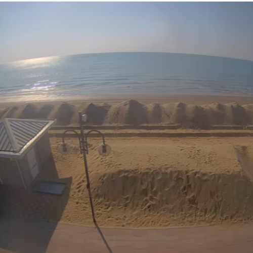 Jesolo Green Beach Live Webcam: Adriatic Coast View, Italy