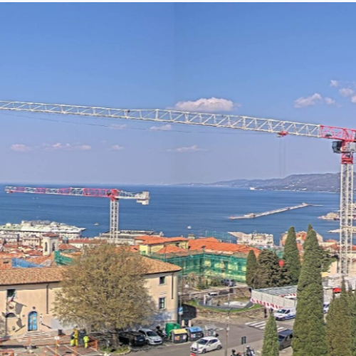 Trieste San Giusto Live Webcam: Adriatic Sea & City Views