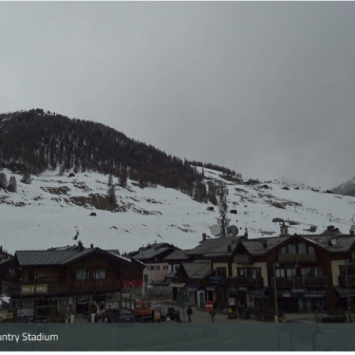 Livigno Cross Country Ski Stadium Live Webcam | Italian Alps View