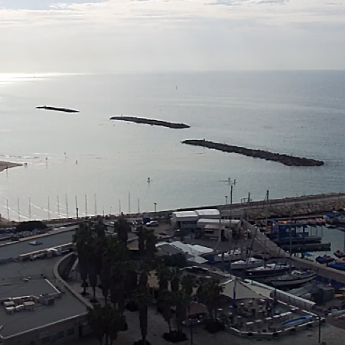 Live Marina Beachfront View in Tel Aviv, Israel 🏖️