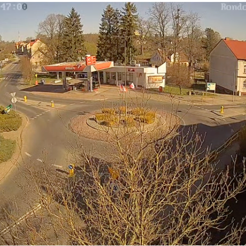 Polanów Roundabout, West Pomeranian, Poland Live View