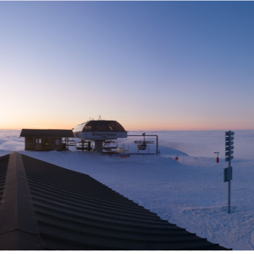 Flaine Désert Blanc 2395m: A Breathtaking Alpine View
