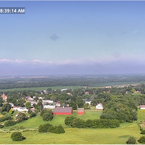 Wisner Nebraska Live View - Rural Landscape in the United States