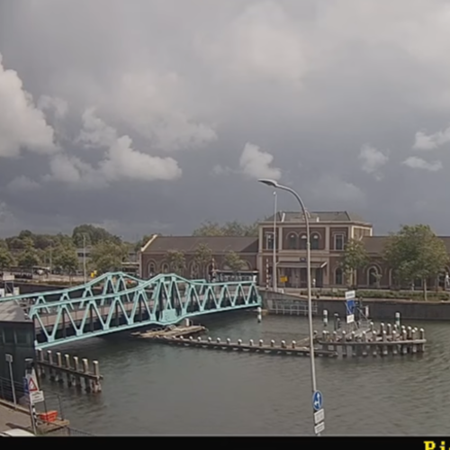 Middelburg Canal Bridge Station Netherlands